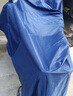 添晴 雨衣电动车雨衣加厚加大男女加长遮脚雨披电瓶车摩托车骑行雨具 【7XL】加大遮脚-蓝色 实拍图