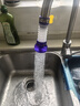 乐之馨厨房水龙头防溅头延伸器防溅水神器万能接头起泡器过滤出水嘴加长 防溅过滤-兰紫色防溅头 -两个装 水龙头通用 实拍图