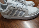 adidas ENTRAP美式校园风运动少年感复古篮球风板鞋男女阿迪达斯 汉玉白/岩层橄榄绿/银灰绿   42.5 实拍图
