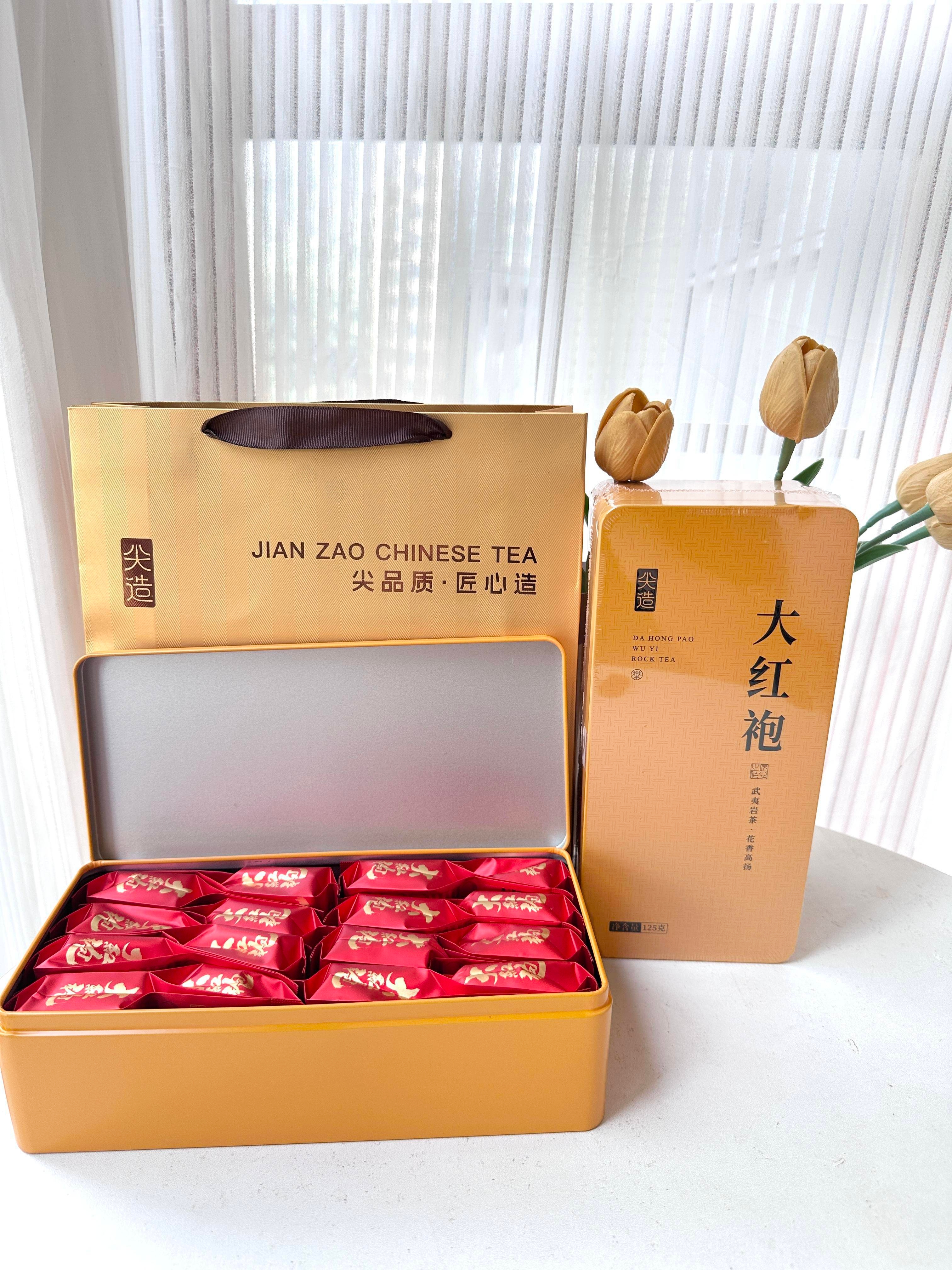 尖造特级武夷山大红袍岩茶乌龙茶新茶叶自己喝250g教师中秋节送礼礼盒 实拍图