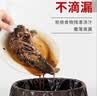 家用便携茶渣桶专用垃圾袋抽绳茶渣袋手提式 45*50cm20只黑色【1卷】 实拍图
