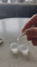 海昌H2O Air半年抛隐形眼镜2片装 透明近视眼镜轻薄水润 650度 实拍图