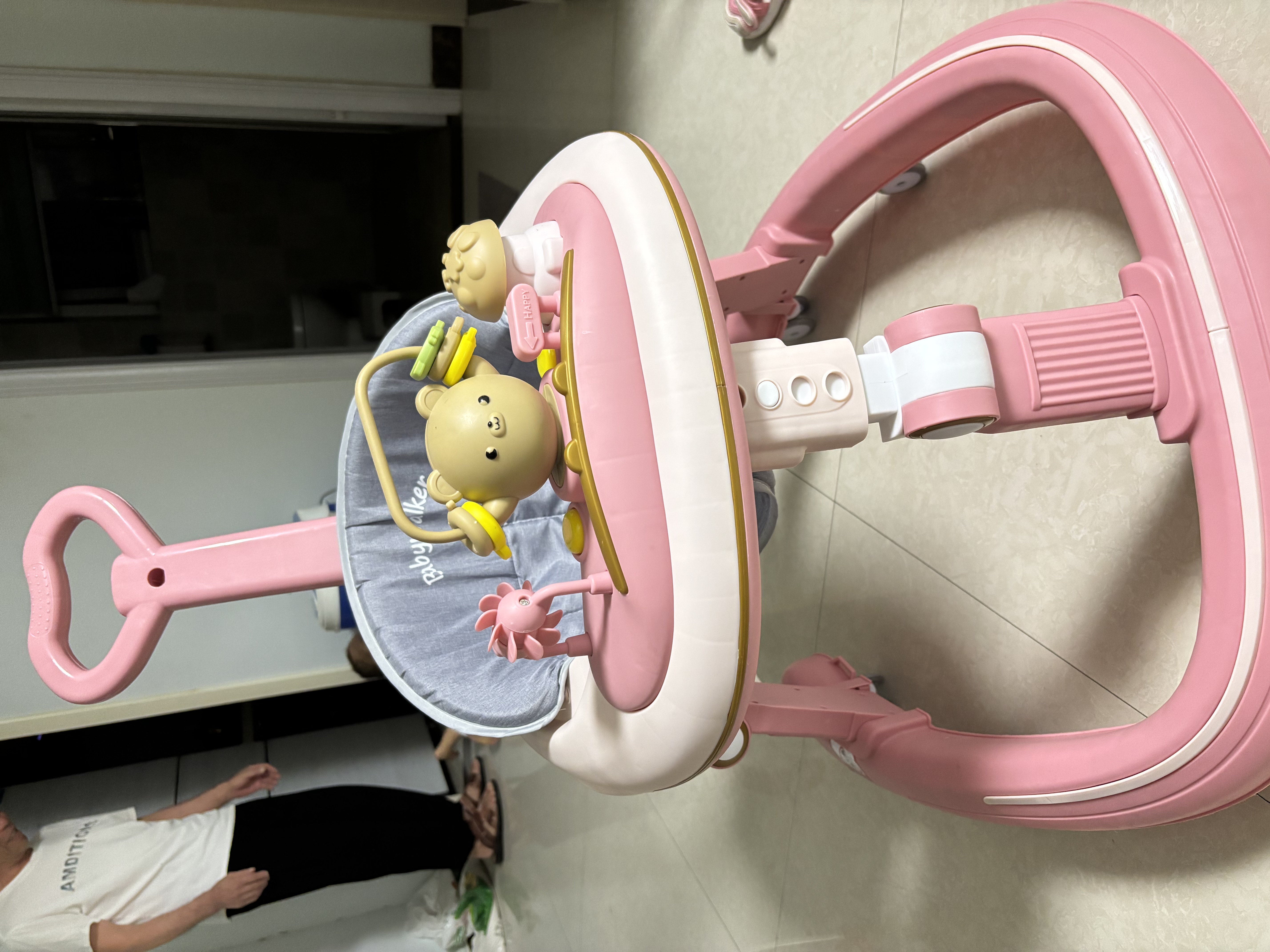 DEERC婴儿学步车7-15个月防侧翻拒绝O型腿宝宝助步手推车玩具生日礼物 实拍图