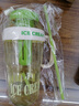 【京东物流】水杯冰霸吸管杯高颜值学生茶水分离大容量杯子 肚肚杯1个-浅绿色 实拍图