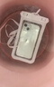 佳途立体通用手机防水袋游泳漂流冲浪潜水套TPU高透膜双口哨白色  实拍图