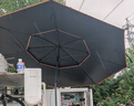 SIMAGO喜曼多钓鱼伞遮阳伞防雨防紫外线防晒防风万向钓伞 黑胶伞2.4米 实拍图