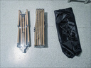 野徒者户外折叠椅露营椅子躺椅便携折叠月亮椅小凳子折叠凳钓鱼凳 原木色【150*60蛋卷桌】 出口质量加粗 实拍图