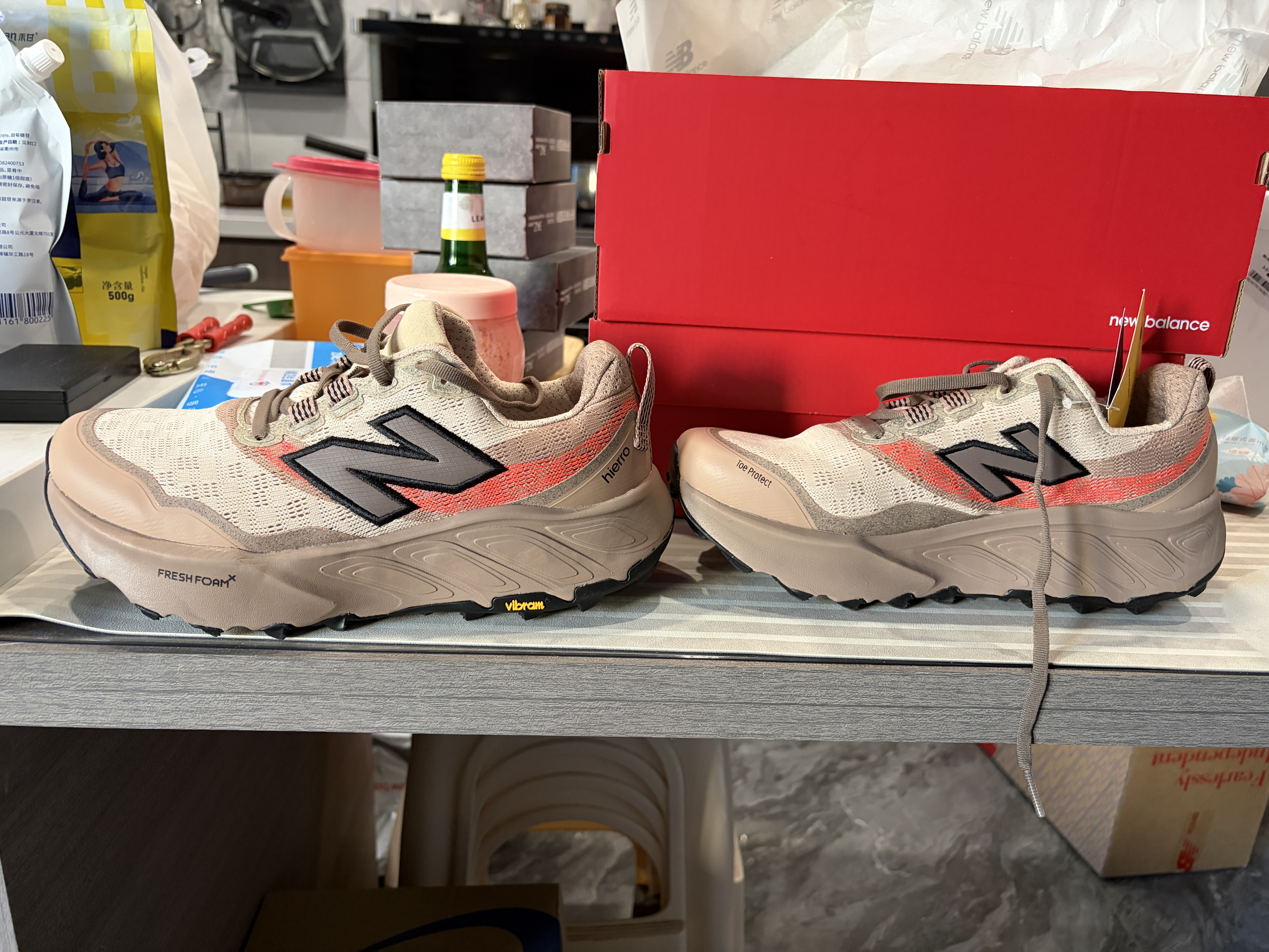 NEW BALANCE秋季Hierro v9男鞋缓冲运动越野跑步鞋MTHIERV9 41.5 实拍图