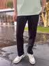 安踏七夕节礼物梭织运动长裤男士舒适弹力健身跑步直筒裤通勤休闲裤 实拍图