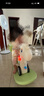 幼贝臣儿童木马摇摇马玩具婴儿大号摇马宝宝健身户外两用木马多功能摇马 新可爱马豆蔻绿+靠背+推杆+护栏 实拍图