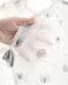 贝瑞加（Babyprints）婴儿半背衣2件装长袖纯棉宝宝上衣护肚和尚服家居内衣 白熊绿点52 实拍图