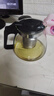 一壶四杯茶壶套装 大容量玻璃茶杯带滤网耐高温水壶茶具无底座 1000ML一壶+四杯套装【无茶盘】 实拍图