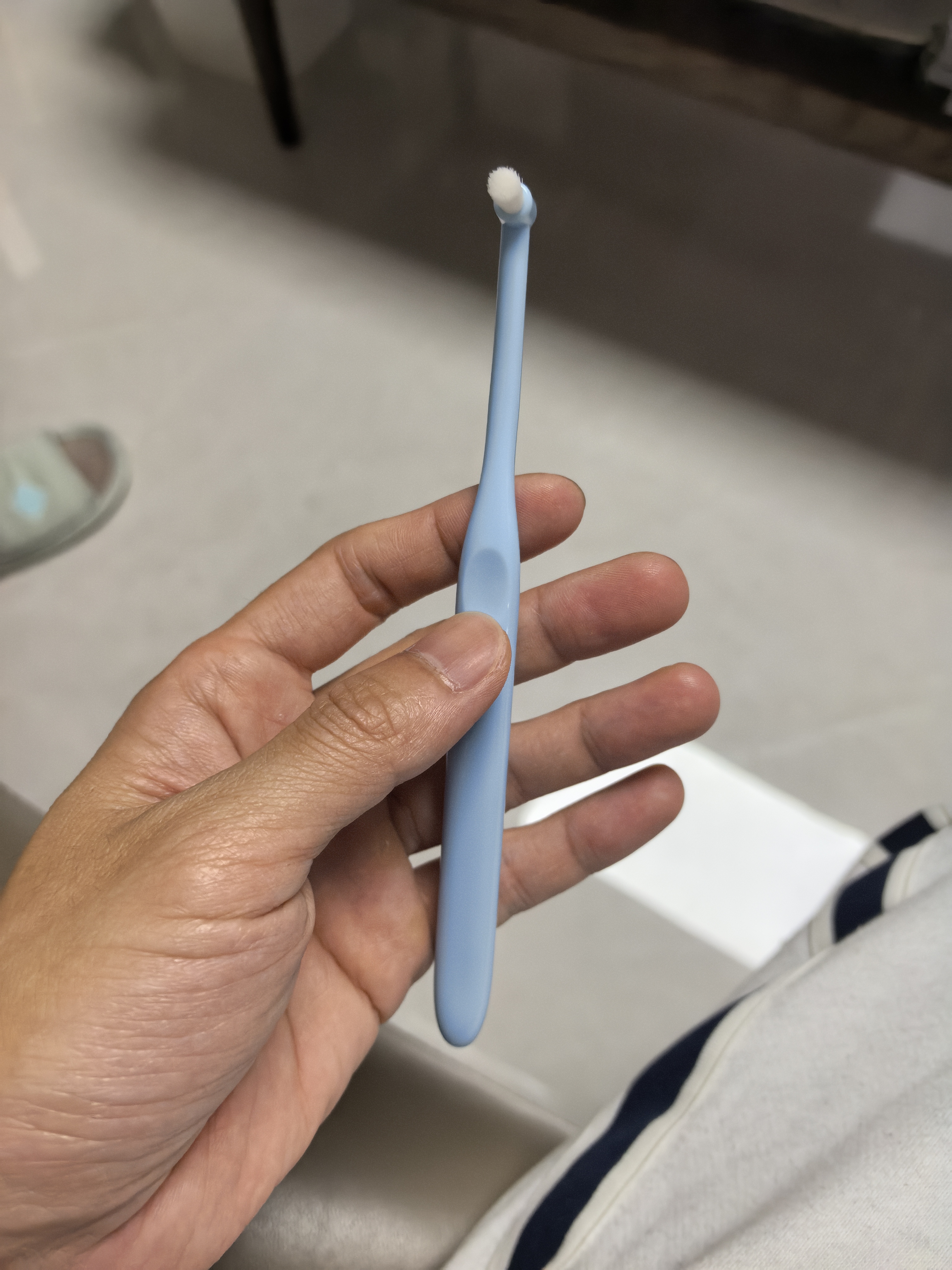 moemi智齿窝沟尖头单束头牙刷正畸矫正用牙套正畸牙刷矫正牙套 平头 实拍图