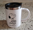 史努比（SNOOPY）带手柄不锈钢办公保温杯水杯420ML可爱杯子情侣杯 DP-5002 蓝色 实拍图