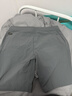 京东京造【考杜拉700】短裤子夏季男薄款男士休闲裤运动裤2026新款 灰色XL 实拍图