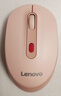 联想（Lenovo）无线蓝牙双模充电鼠标 便携办公鼠标 人体工学设计 适用台式机一体机笔记本平板 M28粉色 实拍图