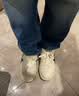 亚瑟士ASICS男鞋女鞋运动休闲鞋复古篮球鞋百搭板鞋 COURT MZ 米白色/黑色 41.5 实拍图