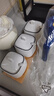 迈卡伦北欧简约陶瓷家用调料盒调味罐盐罐调料瓶用品油泼辣子罐 3个黑线白罐-配木板 勺+标签 实拍图