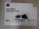 蔡司擦镜纸 眼镜擦拭湿巾相机镜头镜片清洁湿巾 一次性眼镜布无痕擦拭纸 便携独立包装 400片装 实拍图