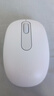 罗技（Logitech）M196 无线蓝牙鼠标 办公鼠标 笔记本商务办公家用 小巧便携 对称手型 珍珠白 实拍图