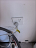 西门子（SIEMENS）开关插座 10A六孔电源插座 86型暗装 雅白色5UB29103NC01 实拍图