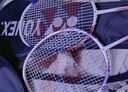 尤尼克斯（YONEX）羽毛球拍对拍碳素中杆锐速进阶NR7I白粉/薰衣草已穿线附球+手胶 实拍图