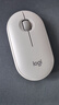 罗技（Logitech）LOGITECH PEBBLE 无线蓝牙鼠标 静音鼠标 办公鹅卵石造型 轻薄便携 时尚小巧 烟云灰 实拍图
