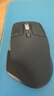 罗技（Logitech）大师系列 MX Master 3S 无线蓝牙鼠标 人体工学 办公 静音鼠标 高端 石墨黑 带无线接收器 实拍图