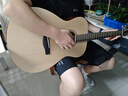 雅马哈（YAMAHA）FS400NS 原声款 云杉木初学者入门民谣圆角吉他 40英寸原木色哑光 实拍图