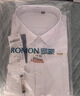 罗蒙（ROMON）纯色商务职业正装男士白衬衫工装外套长袖衬衣男CS108白色4XL 实拍图