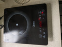 美的（Midea）家用电磁炉电陶炉电池炉2200W大功率猛火新型电磁灶一体微晶面板爆炒炒菜智能定时火锅炉MC-22MB06 实拍图