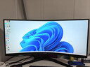 三星（SAMSUNG）34英寸准4K 165HZ带鱼屏 电竞显示器 1000R曲面 三面窄边框电脑屏幕HDR10 新品 玄龙骑士G5 实拍图