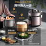 美的（Midea）电压力锅5L高压锅电饭煲深汤双胆家用4-6人 多功能一体开盖火锅智能预约煲汤炖煮饭锅MY-E523 实拍图