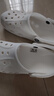 卡骆驰（CROCS）贝雅洞洞鞋男鞋女鞋轻便耐磨一脚蹬拖鞋休闲鞋百搭花园鞋|10126 白-100(含智必星) 39 (240mm) 实拍图