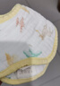 十月结晶花边围嘴3条6层防水0-2岁口水巾婴幼儿宝宝围脖吃饭围兜 童梦国风 实拍图