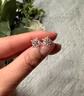 BJYLS999纯银针雪花耳钉女养耳洞流苏耳线足银针耳环2026轻奢高级耳饰 【999足银耳链】雪花耳线一对 实拍图