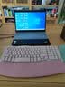 罗技（Logitech）Wave Keys人体工学键盘无线蓝牙办公平板ipad键盘Mac笔记本薄膜98配列键盘家用双模带掌托倾角支架 Wave Keys+Lift【粉色带2个接收器】 实拍图