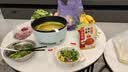 奥克斯（AUX） 电炒锅 电煮锅 电蒸锅 家用便携含钛抗菌多功能用途一体不粘煎炒热菜蒸煮煎宿舍小型1-2-3人2026 3.5L 海盐蓝 | 含钛抗菌不粘+可拆卸电源线 实拍图
