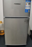 华宝小冰箱小型家用出租房用冷藏冷冻两用一级能效节能省电迷你宿舍寝室办公室二门电冰箱 【一级能效】68L银色【全国联保】 实拍图