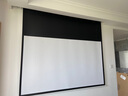 红叶（HONG YE）16:9投影仪幕布家用电动遥控100/120/150英寸家庭影院高清4K办公75/84/92/135高清4D3K遥控幕1080P 白玻纤幕 84英寸16比9电动遥控幕 实拍图