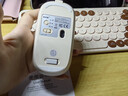 B.O.W航世MK397DL无线蓝牙双模可充电键盘鼠标套装84键静音轻薄ipad平板手机办公笔记本台式通用 奶咖色 实拍图