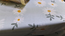 梦蜓圆桌布防水防油圆形轻奢高级免洗pvc餐桌垫布茶几桌布140*140cm 实拍图