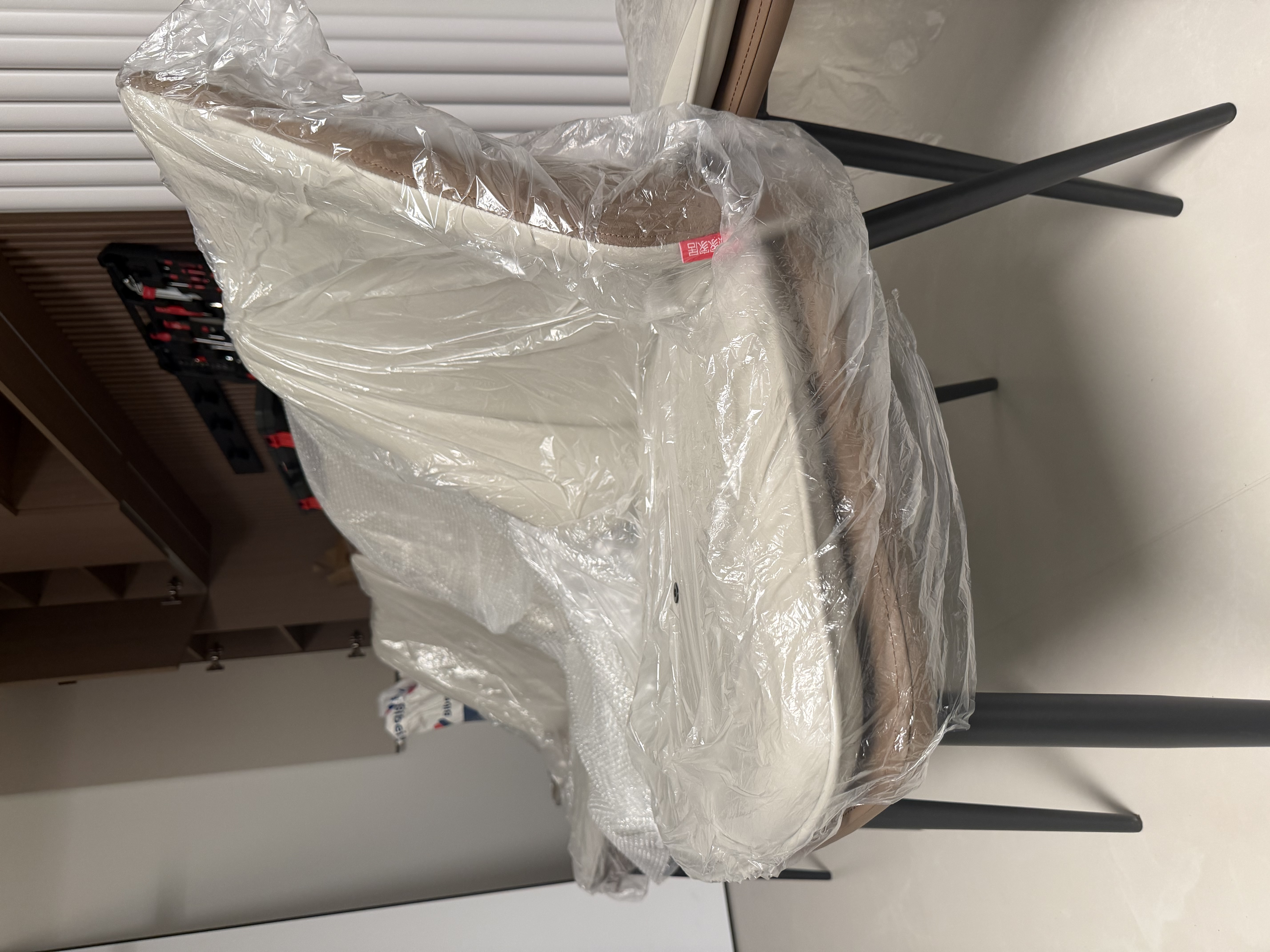 顾家家居（KUKA）意式大理石餐桌家用餐桌椅组合饭桌PT7126T 可颂棕椅PT7109Y-A*2 实拍图