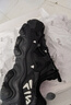 FILA【杨幂同款】猫爪5丨斐乐老爹鞋女鞋黑色鞋子休闲复古增高运动鞋 实拍图