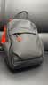 卡帝奢胸包男士斜挎包潮流单肩包时尚腰包女孩背包大容量学生书包手机包 黑色 实拍图