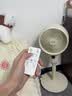 SEEDEN西点空气循环扇家用落地扇智能语音电风扇大风力风扇轻音节能换气扇立式遥控触控3D摇头台式电扇 杏色XD-1520FT智能语音【8档风+台立三用】 实拍图
