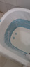 世纪宝贝（babyhood）泡澡桶折叠加厚大人家用全身可坐浴桶成人浴缸 儿童游泳桶322蓝 实拍图