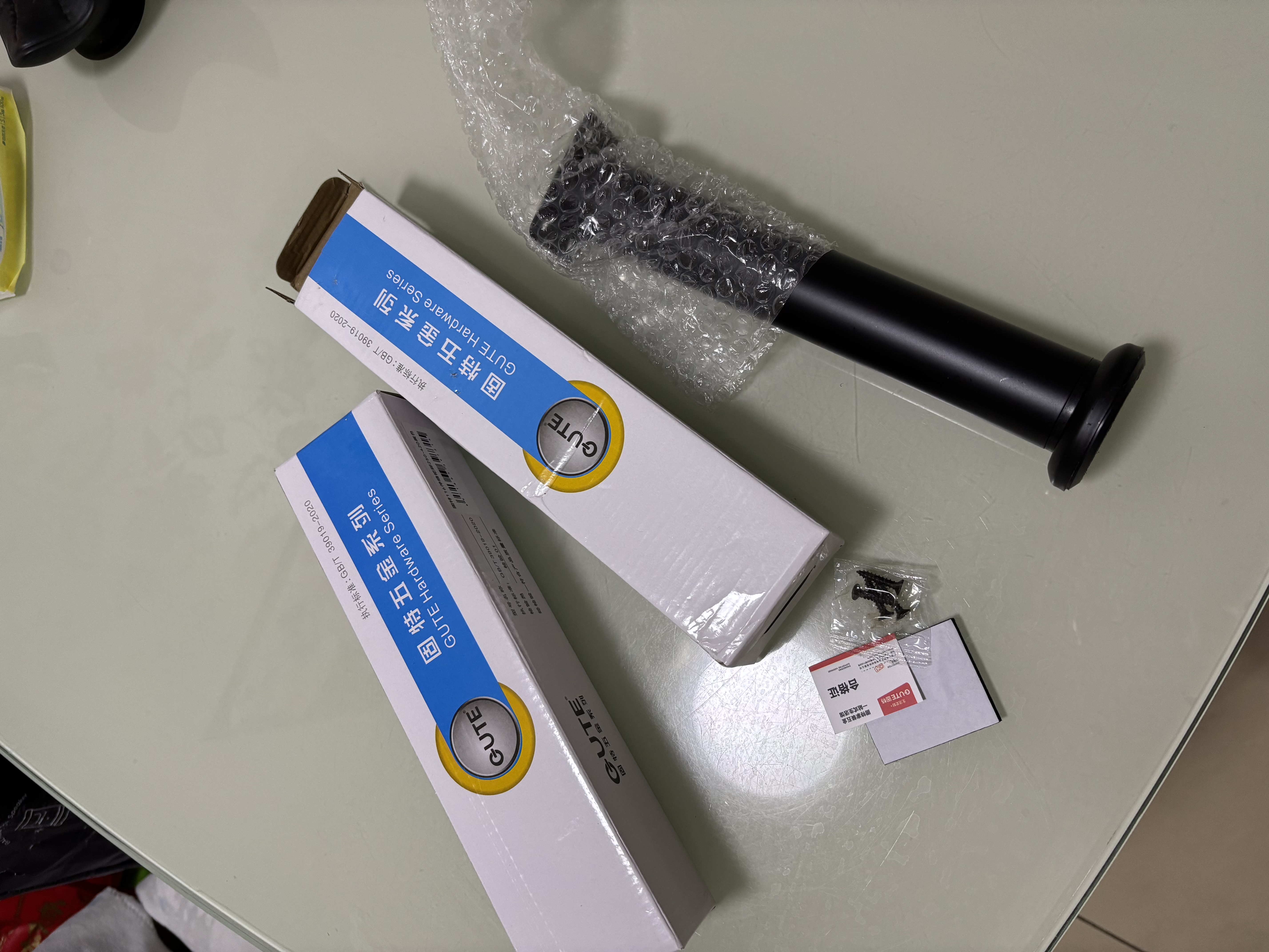 固特（GUTE）可调节桌腿支撑脚架橱柜脚增高浴室电视柜子腿床茶几沙发脚25-42 实拍图