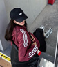 adidas宽松日常舒适运动夹克外套男女春季新款阿迪达斯官方三叶草   深蓝（推荐选大一码)   M 实拍图
