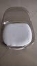 【热销爆款】儿童凳子亚克力万向轮滑轮矮凳儿童带娃小椅子小凳子 透明灰-儿童靠背小椅子 实拍图